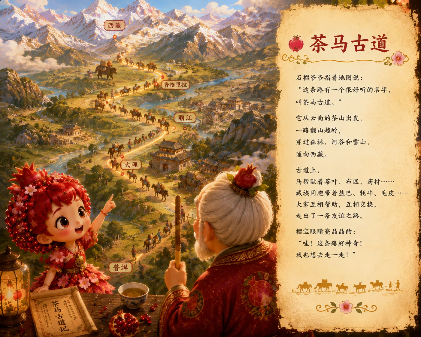 茶马古道绘本